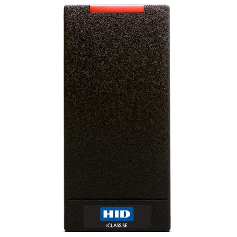 HID iClass SE R10 Access control reader Specifications 